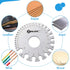ZeeDix Standard Dual-Sided Round Wire Cable Sheet Gage - Stainless Steel Metal Wire Measurement Tool