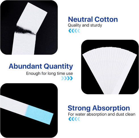 500 Pcs 6.3 x 0.79 In Chromatography Paper Strip, Laboratory Cleaning Paper for Pigment Separation and Science
