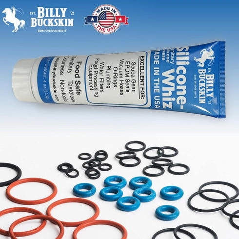 4 Oz. XL Tube Silicone-Whiz Grease, Food Grade Lubricant for O-Rings, Gasket, Mixer, Extends Life of Kitchen Equipment