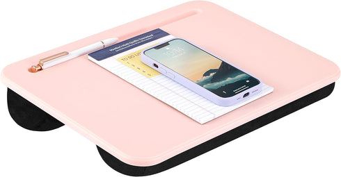 LAPGEAR Compact Lap Desk - Rose Quartz, Fits up to 15 Inch Laptops, Style No. 43104