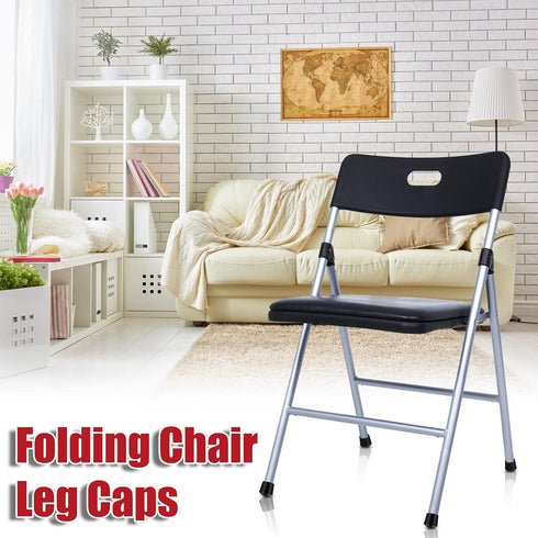 96 (3/4 Inch) Treela Pcs Folding Chair Leg Caps Heavy Duty Rubber Chair End Caps Non Marring Furniture Leg Cap Round