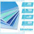Sticky Notes 3 x 3 Inch Coastal Colors, Self Stick Pads, Blue Color Notepads, 100 Sheets/pad (6)