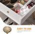 INOOMP Vintage Brass Flower Cabinet Door Knobs, Retro Daisy-Shaped Drawer Pull Handles for Dresser, Cupboard, Shoe