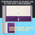Better Office Products Two Pocket Portfolio Folders, 50-Pack, Purple, Letter Size Paper Folders