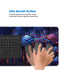 FZAZMLT 31.5x11.8 Inch Purple Bookshelf Large Mouse Pad Floral Books Magic Fantasy Witchy Mousepad XL Large Gaming