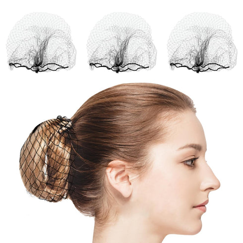 Invisible Elastic Hair Nets 300Pcs Mesh Caps for Ballet Medical Lab Food
