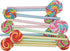 Maydahui 20PCS Rainbow Swirl Lollipops Shaped Rollerball Pens Black Gel Ink for School Office Home