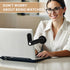 Hanezo Adjustable Cubicle Mirror for Computer Monitor to See Behind You Rear View Security Mirror for Office Cubicle