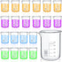 20 Pcs 50 ml Beaker, Low Form Griffin High Borosilicate Glass Measuring Beakers for Laboratories, Home Use