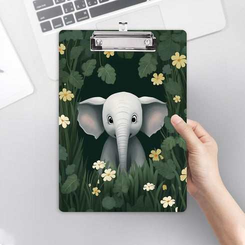 Hongri Cardboard Clipboard, 8.5 x 11 Letter Size, Cute Animals Pattern, A4 Standard Clip Board Size, Back to School