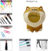 Cute Small Pen Pencil Holder, Kawaii Resin Cat Dog Dinosaur Rabbit Mini Storage Organizer