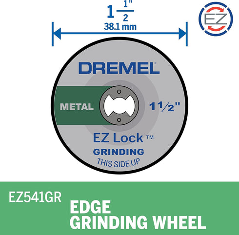 Dremel EZ541GR Aluminum Oxide Grinding Wheel, 2-Piece Set