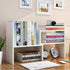 ShellKingdom Adjustable Desktop Corner Shelf, Desk Shelf Organizer, Bookshelf Storage Rack and Cubicle Decor for