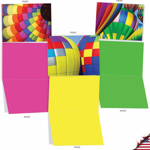 The Best Card Company, 10 Fun Cards for All Occasions, Boxed Assorted Notecard Set, 4 x 5.12 Inch
