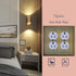 Decorative Antique Brass Wall Plate for Electrical Outlets, 2-Gang Switch Plates Outlet Cover (2 Pack)