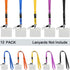 YOUOWO 12 Pack Horizontal ID Card Badge Holders, 3.2 x 3.85 inches, Waterproof Clear Plastic Labels
