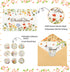 ROLYTA 24 Pack Floral Thank You Cards with Envelopes, Blank Inside Wildflower Note Cards with Stickers for Wedding