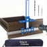 King&Charles Cabinet Hardware Jig, Cabinet Handle Jig with Point Wood Drills for Handles and Pulls on Cabinets