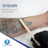 6" 1 100 Dynarex Tongue Depressors, Sterile, Senior-Sized Length, Made from Beige Birch Wood, Comes in Peel-Down