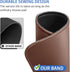 Cute Brown Mouse Pad - Splash-proof Textured 10.2 x 8.2 Inch, Stitched Edge Non-Slip Waterproof Rubber
