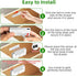 6-Pack Closet Drawer Lights When Open, Lights Battery Operated with Door Sensor, Cabinet Lights When Open for Drawer