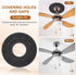 10" 4" 3D PATIKIL Ceiling Medallion, OD x ID PU Decorative Ceiling Light Medallion Chandelier Medallion Carving Ceiling