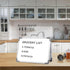 Small Dry Erase White Board, TSJ OFFICE 12" x 16" Mini Easel Desktop Double Sided Magnetic Board