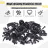 Hilitchi 90 Sets (25mm, 20 Pack) Stainless Steel Black L Bracket Corner Brace Degree Right Angle Brackets with Screws
