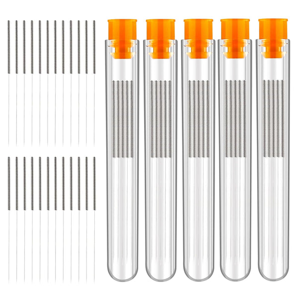 FEUNLEM 0.4mm 3D Printer Nozzle Cleaning Kit - 60PCS Stainless Steel Anti-Clog Needles,
