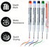 Zhhanhanw 10 20MM Pcs Long Head Deep Hole Marker Pens,Multi channel long pointed deep hole marking pen,Waterproof fast