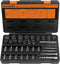 BSUXMAFG 36Pcs Bolt Extractor Set and Spiral Screw Extractors, 2-in-1 Multi-Spline Screw Extractors,