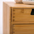 DEAYOU Bamboo Desk Organizer, 4 Drawer Storage Cabinet Box for Home Office Supplies
