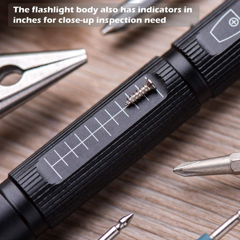 Weltool M6 LED Penlight, 3000K Warm White, Stylus Pocket Light with Clip for Inspection Reading Work Repair