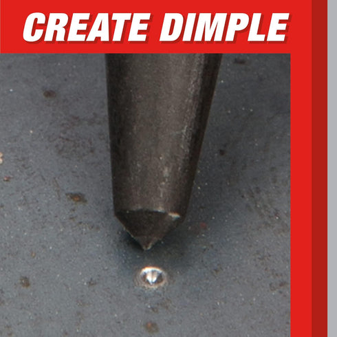 Performance Tool W7550 Automatic Center Punch HD, Precise and Durable Tool for Marking and Punching Materials