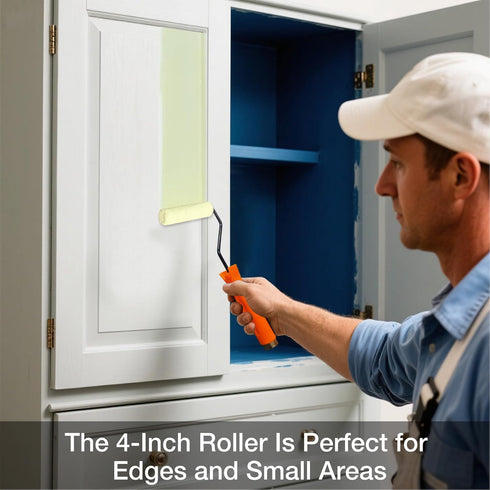 (3 9" 4" 12-Piece King Origin Paint Roller Kit with Extension Pole ft), & Paint Rollers, Frame, Tray - Paint Supplies