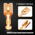 Twidec/200PCS 6.3mm Female Spade Connector, Quick Splice Crimp Terminals for Electrical Wiring