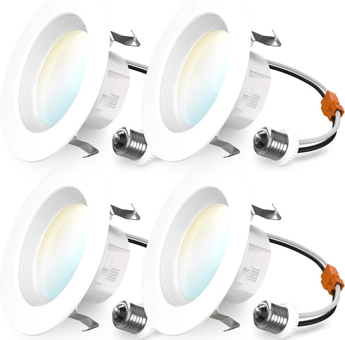 Sunco 4 Inch LED Recessed Lights, Retrofit Can Lighting, 660 LM, 11W