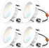 Sunco 4 Inch LED Recessed Lights, Retrofit Can Lighting, 660 LM, 11W
