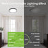 12 Inch 24W 3000K/4000K/5000K, Closet hykolity Selectable CCT LED Round Flat Panel Light, Edge-Lit Flush Mount Ceiling