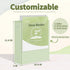SUNEE 3 Ring Binder 2 Inch 4 Pack, Clear View PVC-Free Binder for School or Office Supplies
