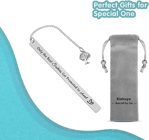 New Aunt Gifts for Sisters Friend Only The Best Sisters Get Promoted to Aunt Bookmark Aunt to be Gifts First Time
