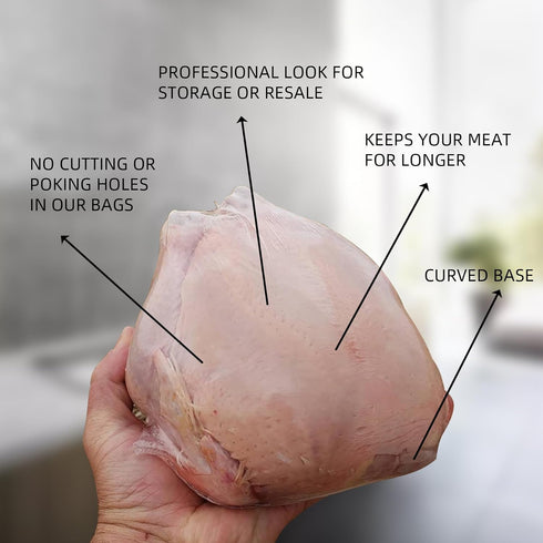 Bags,100 13x18 Poultry Shrink Pcs Chicken Bags Heat Shrink Poultry Bag for Freezer