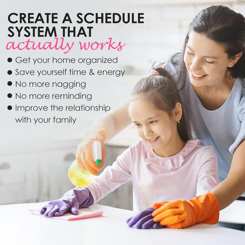 Black Magnetic Calendar for Refrigerator, Dry Erase Calendar for Family, Kids, Menu Planner, 12 x 16in with 4 Markers