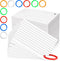 600 PCS White Index Cards Ruled, 3 x 5 Inches Flash Cards
