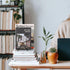 STOBOK Black Organizer Book Shelf, Decor and Mails Magazine Files Organizing Rack for Documents