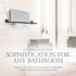Countertop Hiranos Bazaar Hand Towel Box Cover Elegant PU Leather Holder Dispenser, for Kleenex Disposable Paper