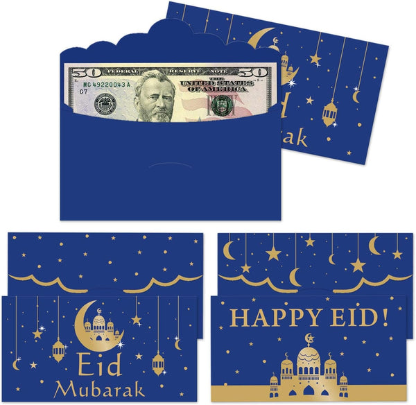 Kitticcino Eid Money Envelopes Gift Card Holders for Ramadan Eid Mubarak Greetings