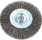 Forney 72739 Wire Wheel Brush, Coarse Crimped, 1/4-Inch Hex Shank, 4-Inch-by-.012-Inch