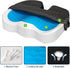Tailbone Season Guard Pain Relief Office Chair Seat Cushion, Memory Foam Gel Seat Cushion for Sciatica Pain Relief