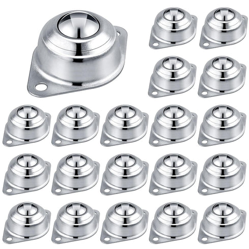Conveyor Rollers, 1" Heavy-Duty Support Roller Bearings, 20 PCS for Smooth Rotation in Workshops